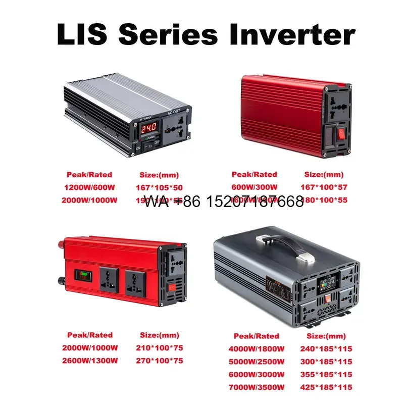 Pure Sine Wave Inverter 5000W 48V 220V - Wmwmnu for LiHELi 5000W Pure Sine