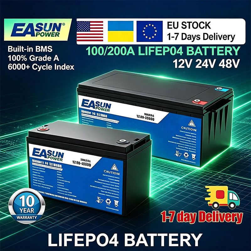 EASUN POWER LiFePO4 Battery 10 - огляд і ціна Grid Tie Inverter Limiter 2000W