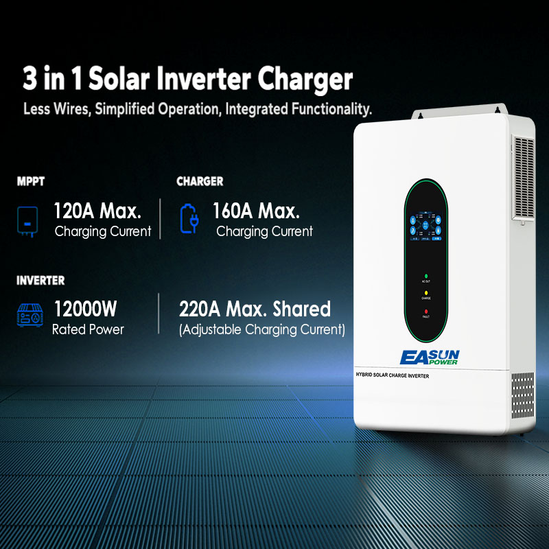 EASUN US 12KW 12000W Split Pha - огляд і ціна Grid Tie Inverter Limiter 2000W